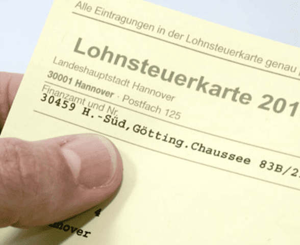 Податкова карта в Німеччині. Lohnsteuerkarte